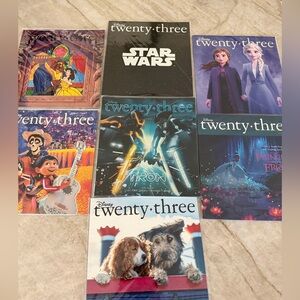 D23 Disney Magazine, Lot of 7 from 2009-2019 new and sealed. Perfect